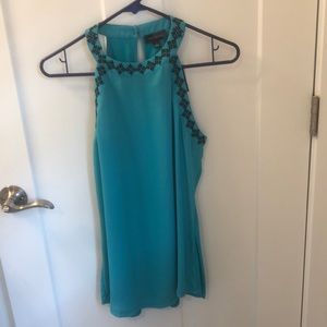 The Limited Turquoise sleeveless blouse